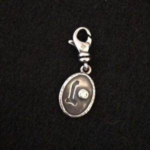 SILPADA Sterling Silver 925 L Initial CZ